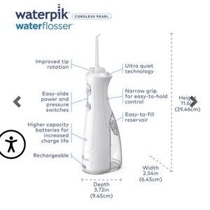 Waterpik Cordless Water Flosser in White